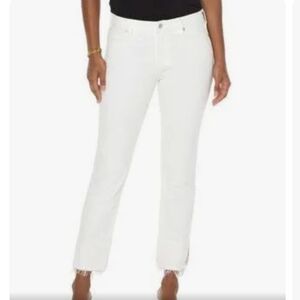 Liverpool LA ECO white jeans sz 16 New Non Skinny Skinny raw hems